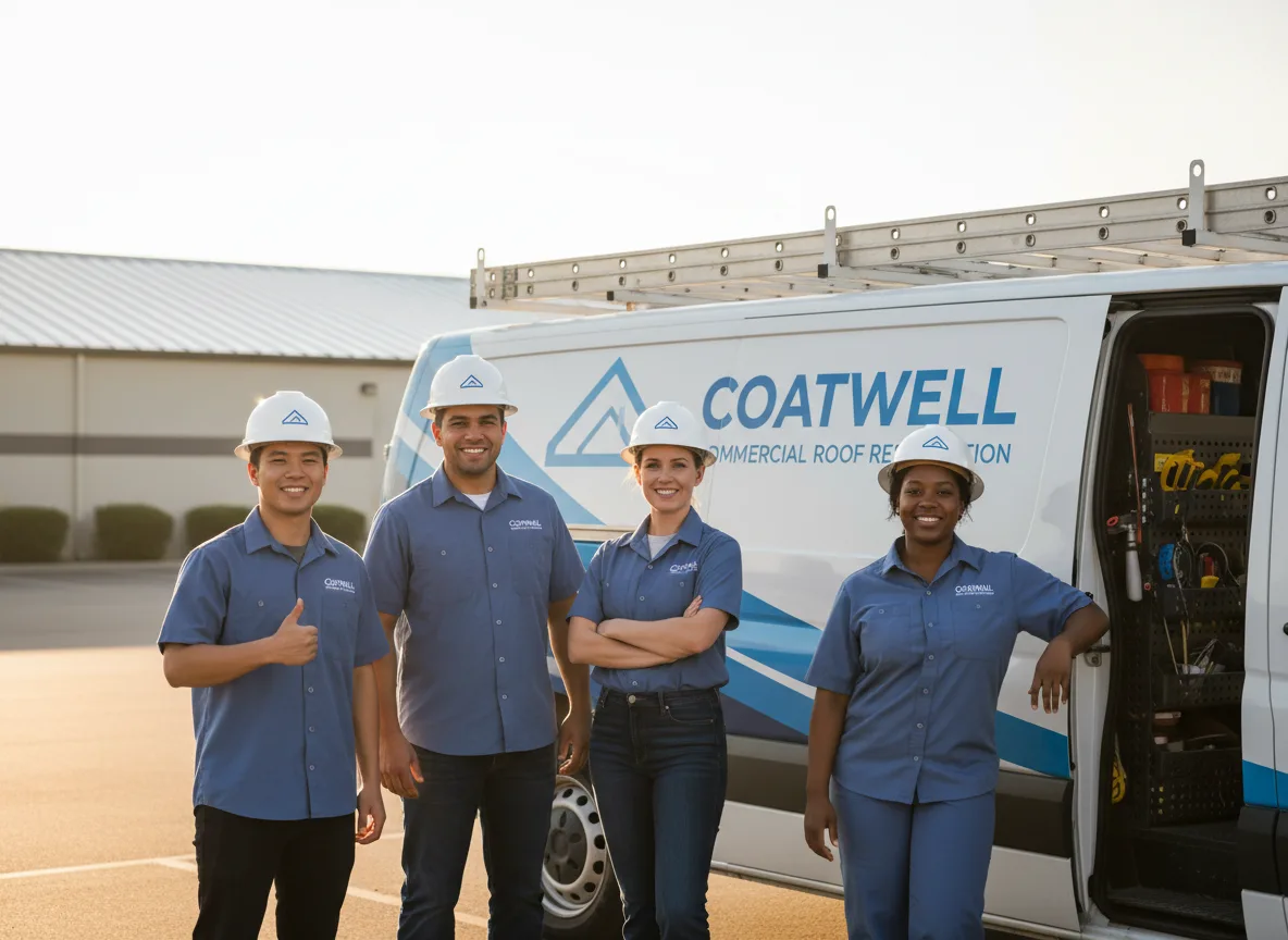 Commercial roof coating company in Sherrard, IL